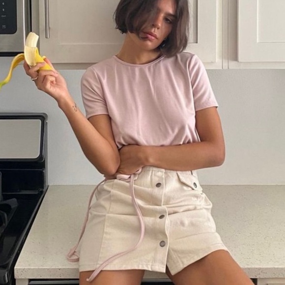 BDG Button-Front Skirt - Picture 2 of 4